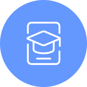 Graduation hat symbolizing 98% NCK student pass rate