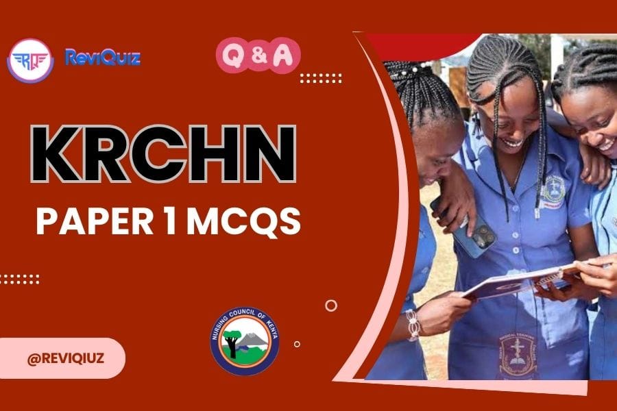 KRCH Diploma Paper 1 500+ MCQs Questions with ReviQuiz