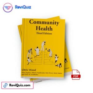 Community Health Third Edition book cover PDF for NCK community health nursing exam revision and Kenyan nursing students